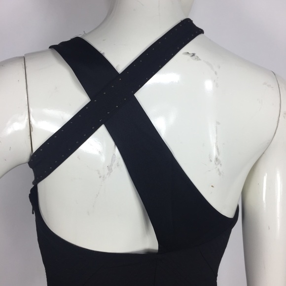 Jasmine Di Milo Silk Strappy Little Black Dress - Picture 11 of 15